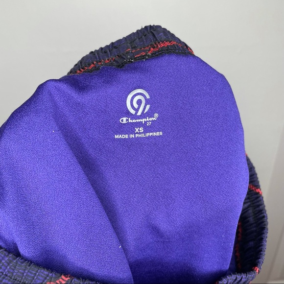 Champion Running Shorts Purple Elastic Waist Active Shorts Size XS - Picture 5 of 8